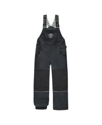 Unisex Solid Play Overall Snow Bib - Little Kid, Big Kid