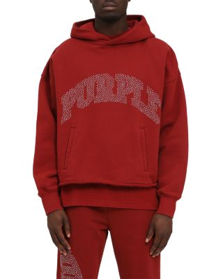 Oversized Fleece Logo Graphic Hoodie
