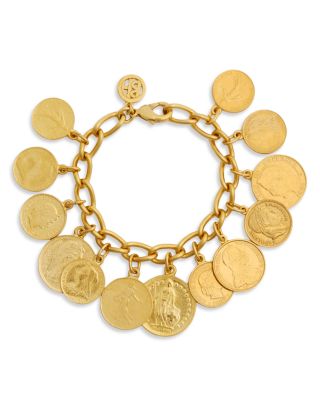 Coin Charm Bracelet