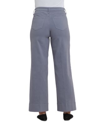 Teresa Mid Rise Wide Leg Ankle Jeans in Tavern