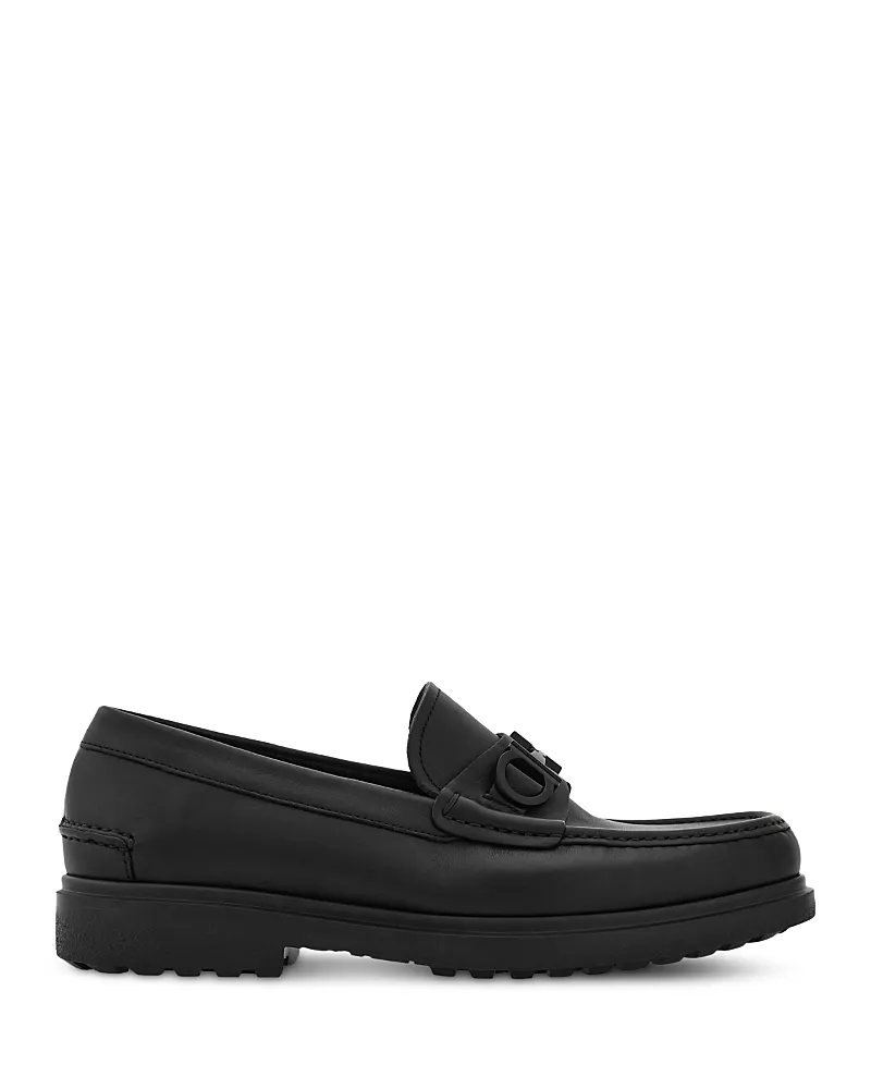Ferragamo Men's Tobias Leather Loafers