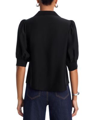 Weldon Collared Silk Blouse