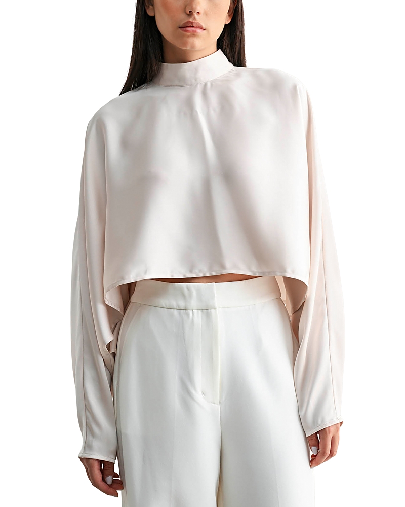 Mable Mock Neck Caftan Top