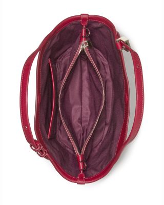 Deco Small Leather Tulip Tote