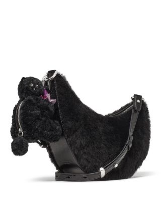 Shearling Bear Crossbody