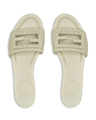 Women's Baguette Leather Selleria Slides