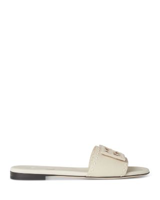 Women's Baguette Leather Selleria Slides