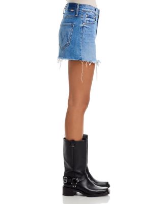 The Ditcher Mini Fray Denim Skirt