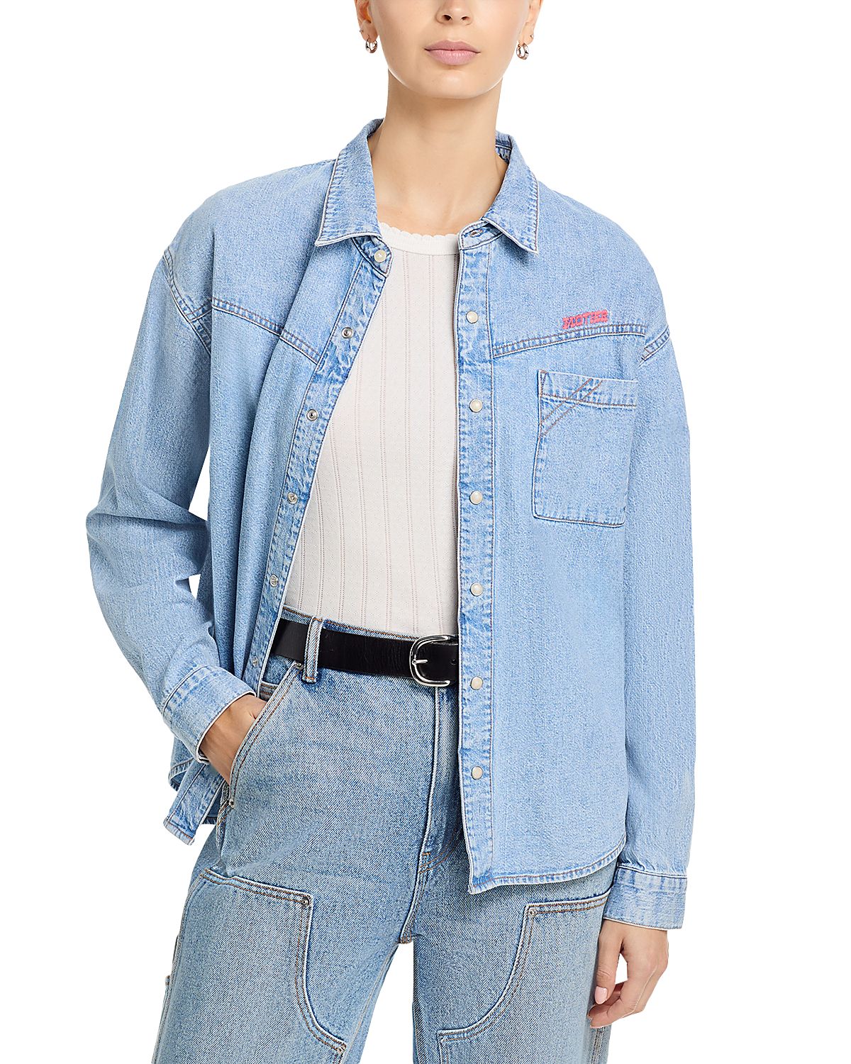Mother The Big Splash Denim Shirt