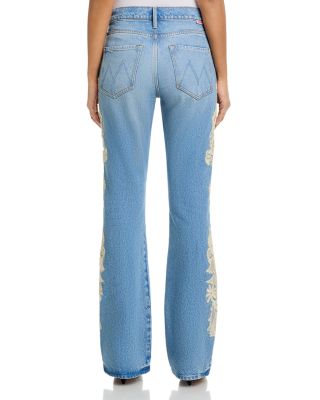The Chomp Heel High Rise Bootcut Jeans in Wishbone