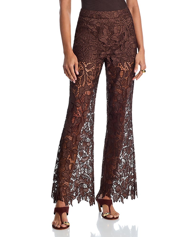 Aqua Lace Flare Pants - Exclusive