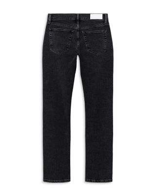 The Slim Cig Mid Rise Jeans in Back to Black