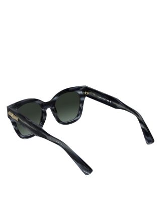 Roseau Striped Square Sunglasses, 51mm