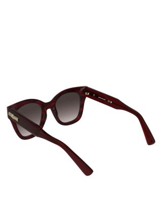 Roseau Striped Square Sunglasses, 51mm