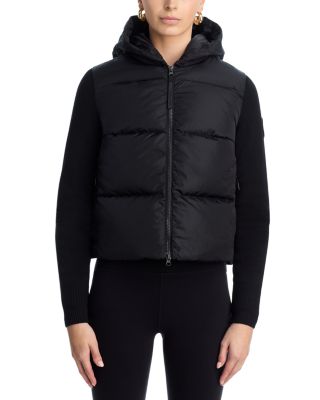 Hybridge Quilted Knit Hoody Jacket