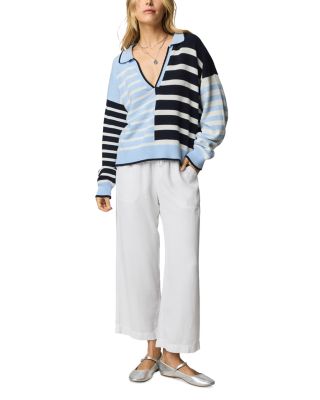 Arden Striped Polo Sweater