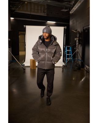 Kent-Glo High Gloss Quilted Hooded Down Jacket