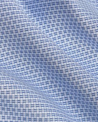 Trim Fit Textured Micro Twill Dress Shirt