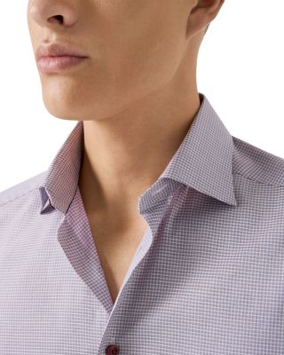 Contemporary Fit Check Twill Shirt