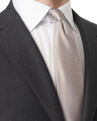 Micro Geometric Silk Tie