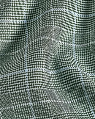 Trim Fit Twill Glen Check Dress Shirt