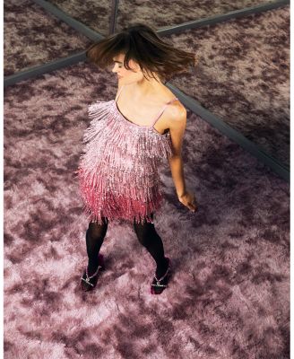 Ombr&amp;eacute; Fringe Dress - Exclusive