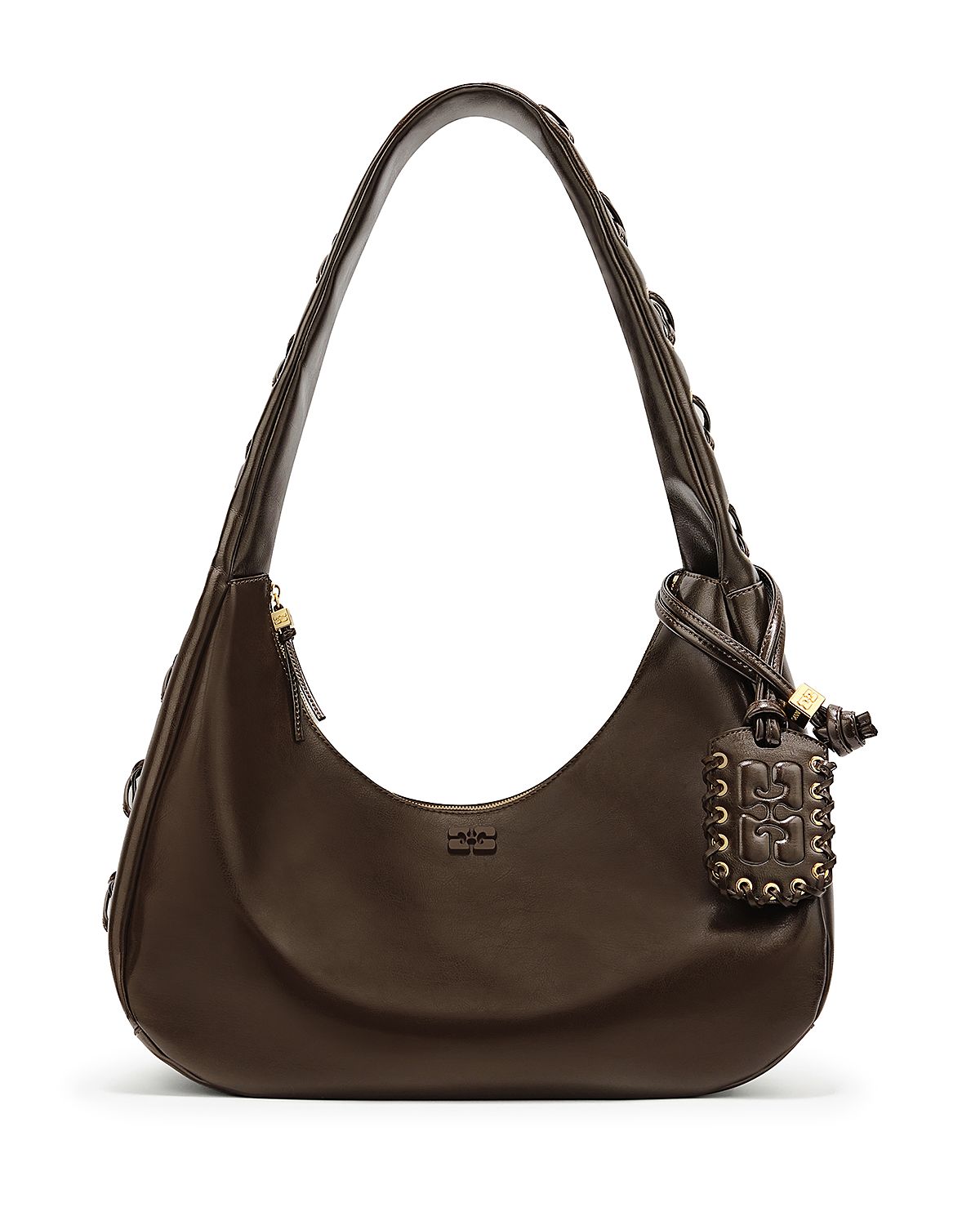 Ganni Laces Medium Hobo Bag