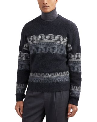 Lennox Long Sleeve Crew Fair Isle Jumper Sweater