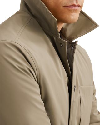 Parker Long Sleeve Nylon Patch Pocket Overshirt