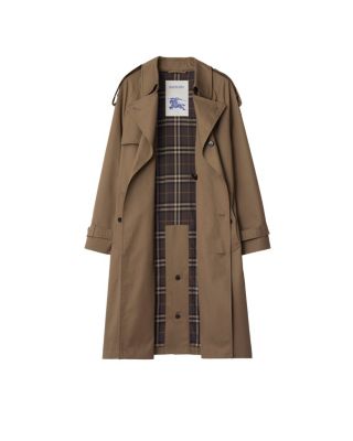 Long Gabardine Chestwood Trench Coat