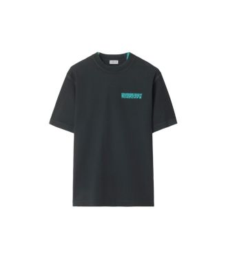 Warped Logo Cotton T-shirt
