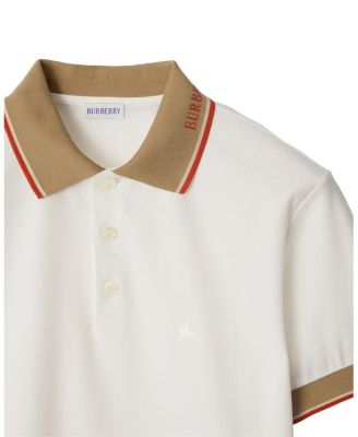  Logo Collar Cotton Polo Shirt