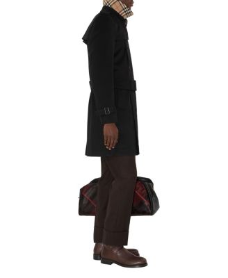 Mid-length Cashmere Trench Coat