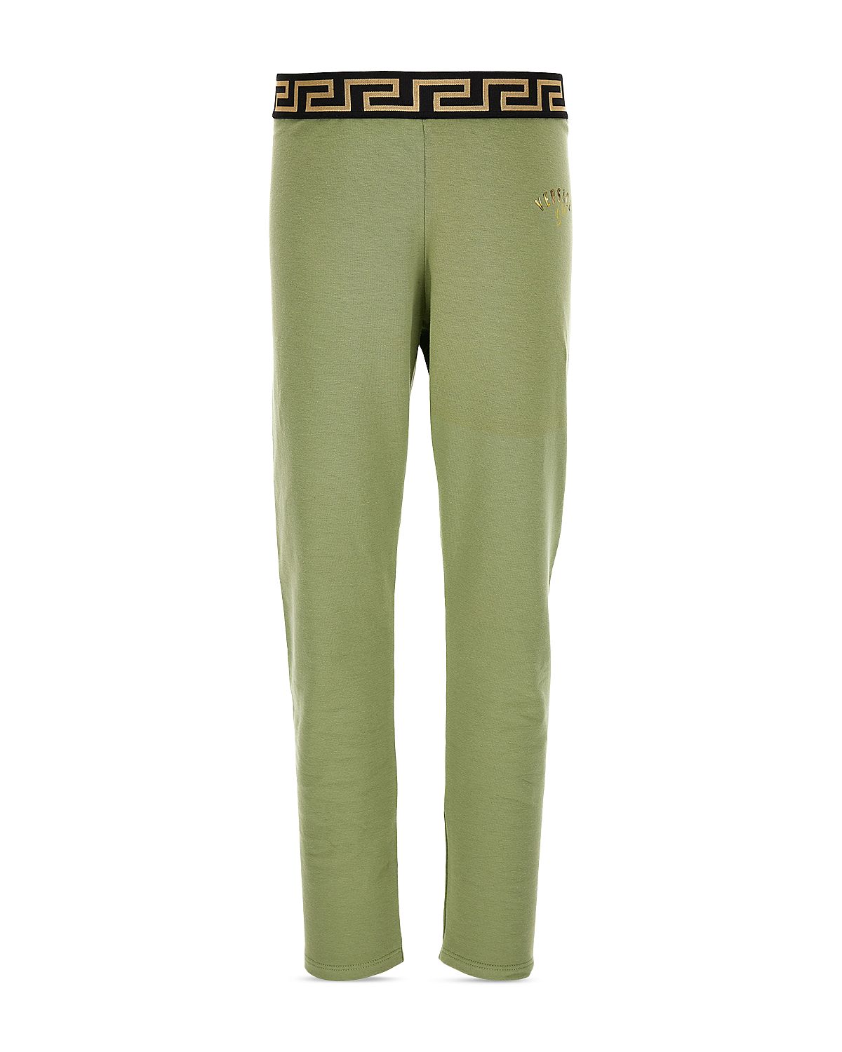 Versace Girls' Stretch Jersey Versace Girl Leggings - Little Kid, Big Kid