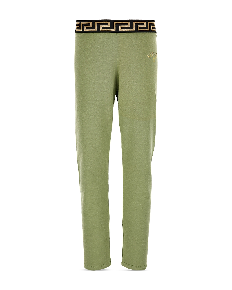 Versace Girls' Stretch Jersey Versace Girl Leggings - Little Kid, Big Kid