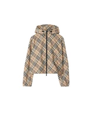 Check Hooded Jacket