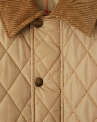 Cropped Quilted Nylon Jacket