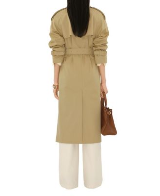Long Check Collar Castleford Trench Coat