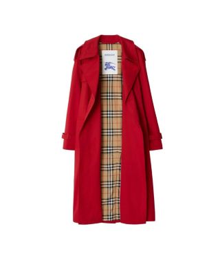 Long Check Collar Castleford Trench Coat