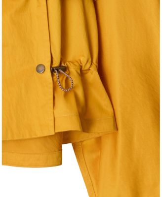 Satin Hooded Trench Jacket