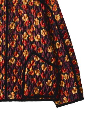 Geranium Leaf Quilted Nylon Floriston Jacket