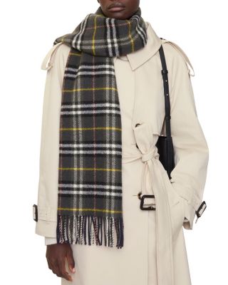  Check British Wool Scarf
