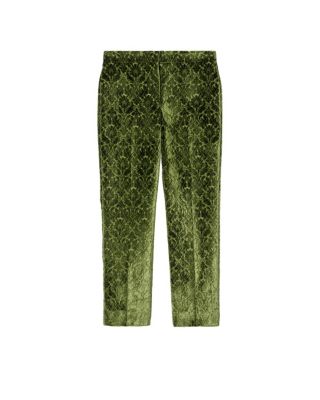 Baroque Velvet Tailored Trousers