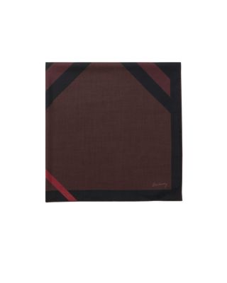  Check Cashmere Silk Scarf