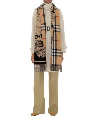  Wide Reversible EKD Cashmere Scarf