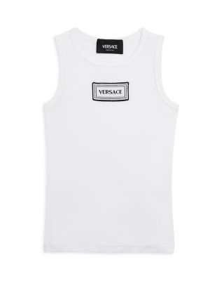 Unisex Ribbed Logo Tank Top - Baby, Little Kid