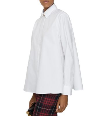 Oversized Cotton Poplin Shirt