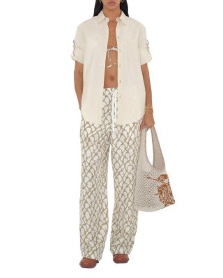 Knot Silk Trousers