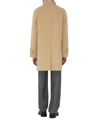  Mid-length Bonded Gabardine Car Coat