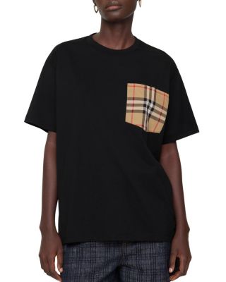 Check Pocket Cotton T-shirt